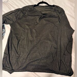 Lululemon gold sparkly top